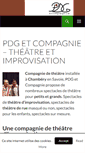 Mobile Screenshot of pdg-compagnie.fr