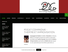 Tablet Screenshot of pdg-compagnie.fr